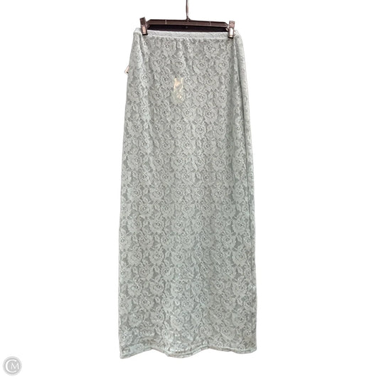 Skirt Maxi By Anthropologie In Teal, Size: Xs
