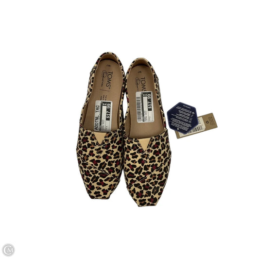 Shoes Flats By Toms In Animal Print, Size: 7