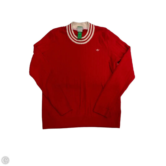 Sweater By Adidas In Red, Size: L