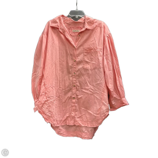 Top Long Sleeve By We The Free In Pink, Size: Xl