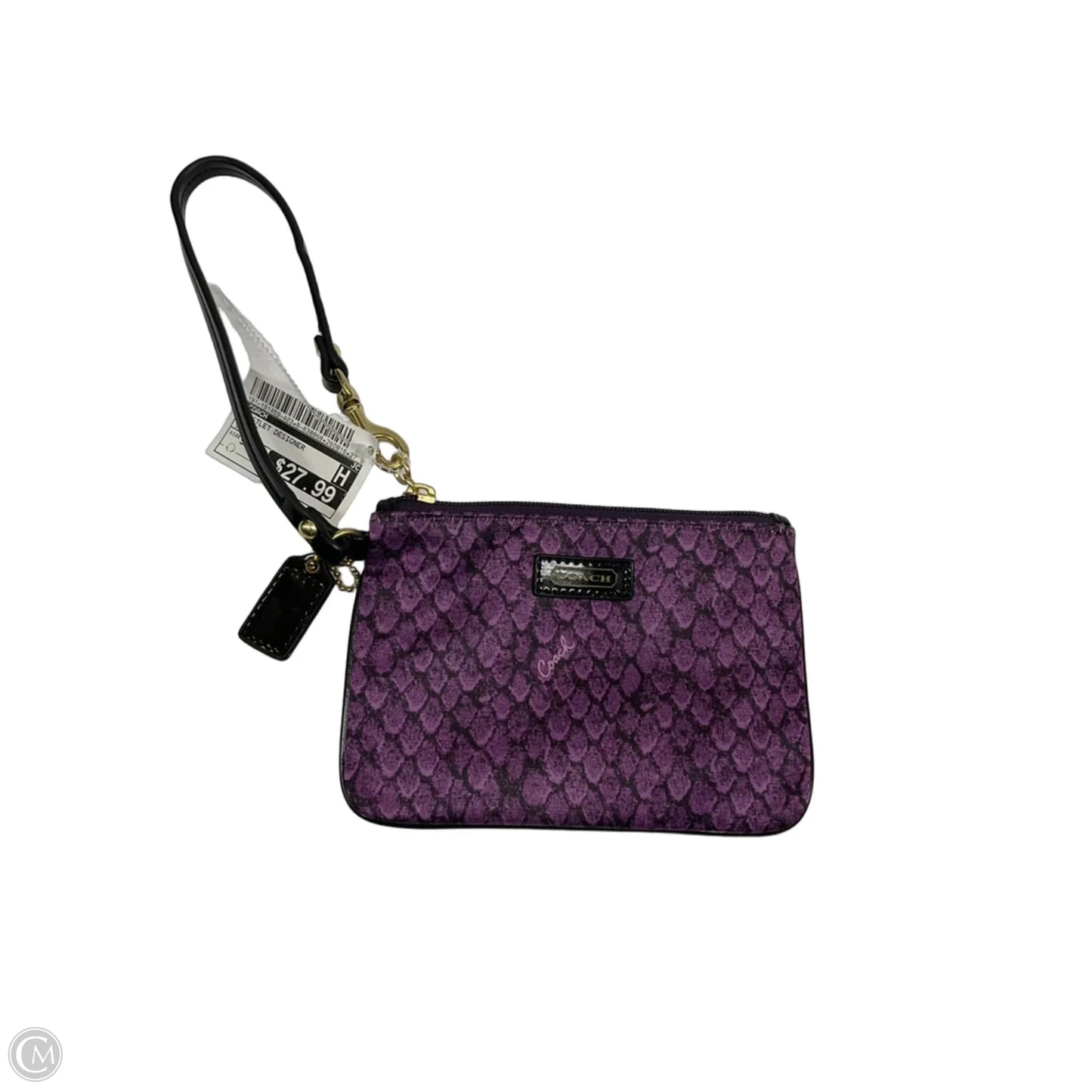 Wristlet Designer By Coach, Size: Small