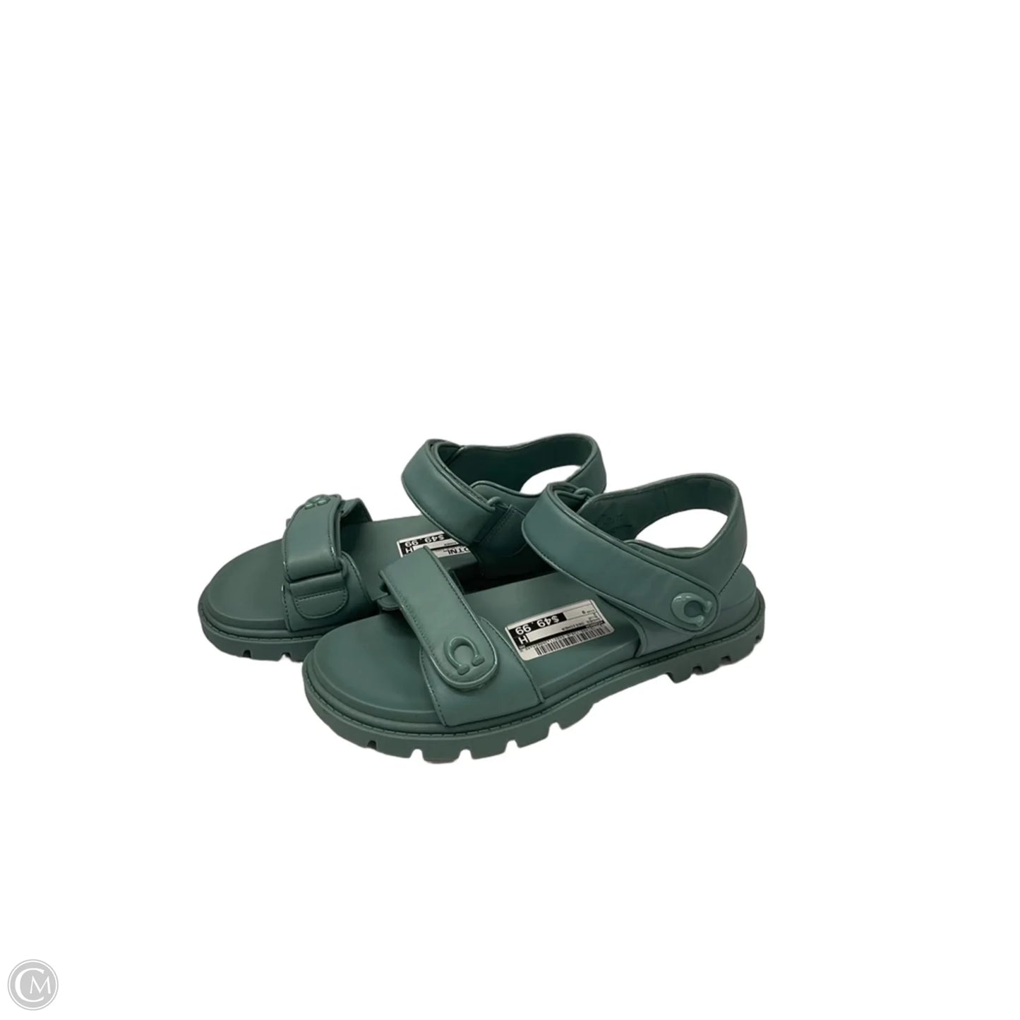 Shoes Designer By Coach In Blue, Size: 9