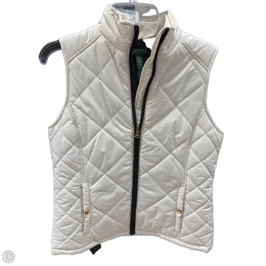 Vest Puffer & Quilted By Ralph Lauren In White, Size: M