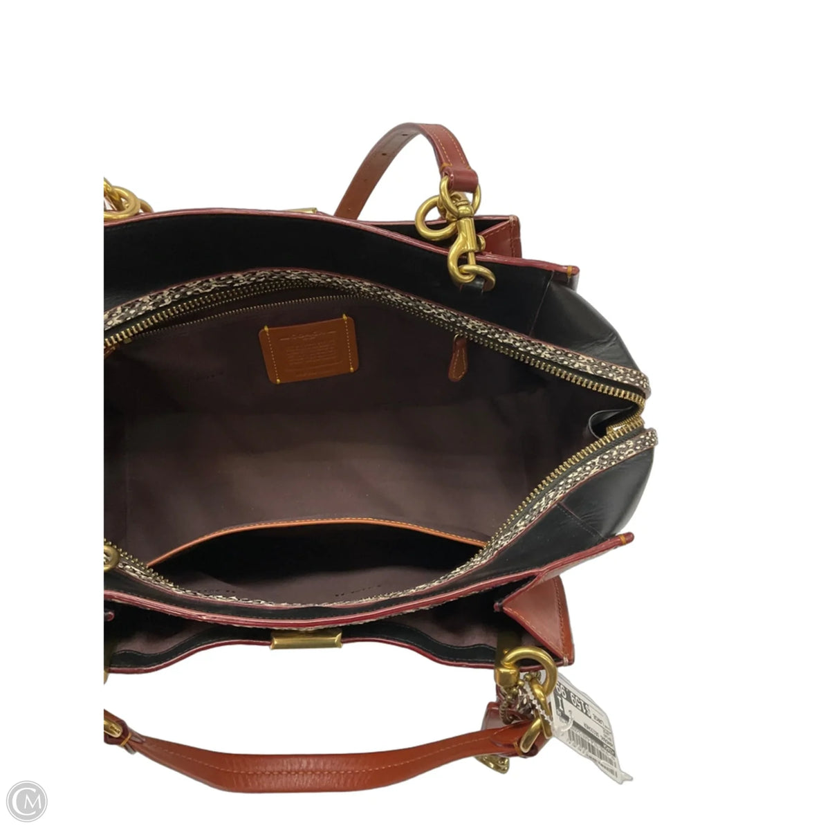 Handbag Designer By Coach, Size: Large