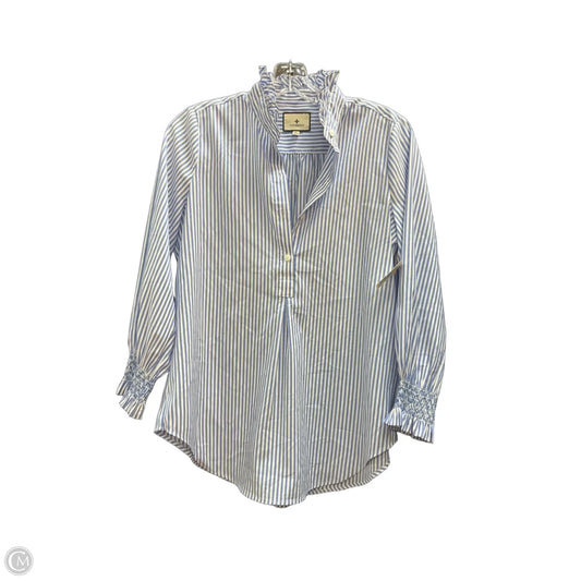 Top Long Sleeve Designer By Tuckernuck In Striped Pattern, Size: Xs