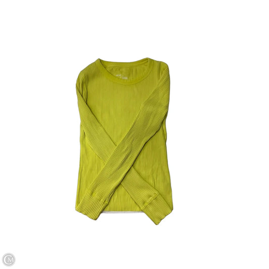 Top Long Sleeve By Aerie In Green, Size: Sp