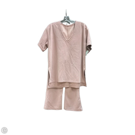 Athletic Pants 2pc By Lululemon In Pink, Size: 6