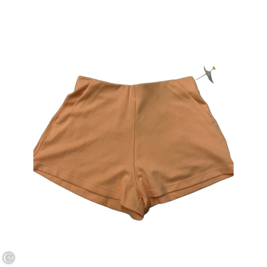 Athletic Shorts By Lululemon In Orange, Size: 6