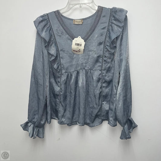 Top Long Sleeve By Altard State In Blue, Size: S