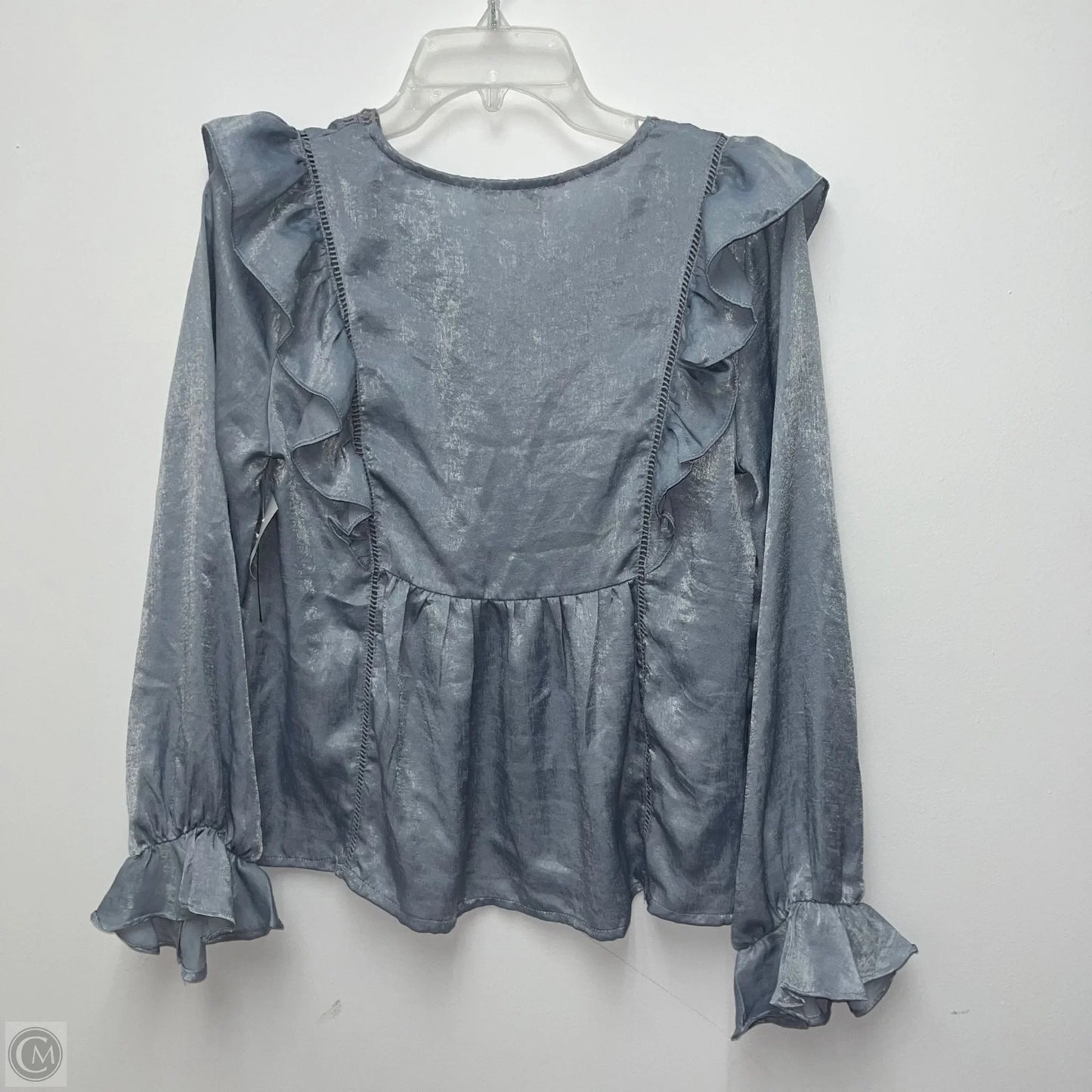 Top Long Sleeve By Altard State In Blue, Size: S