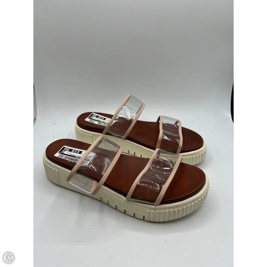 Sandals Heels Wedge By Altard State In Clear, Size: 8.5