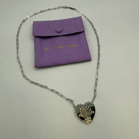 NECKLACE CHARM by    CLOTHES MENTOR In PURPLE & SILVER