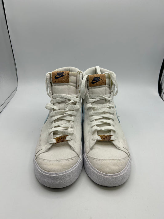 SHOES ATHLETIC by NIKE In BLUE & WHITE, Size: 8