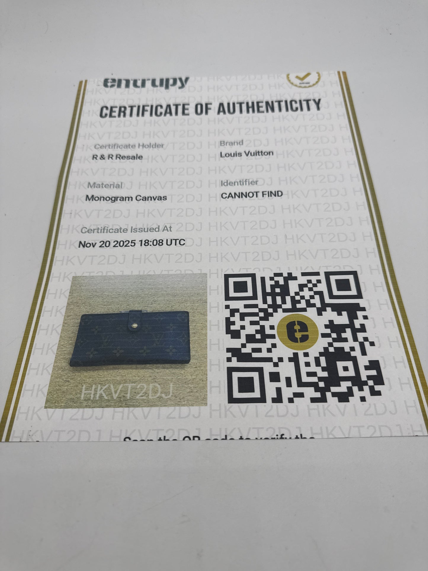 WALLET LUXURY DESIGNER by LOUIS VUITTON In BROWN, Size: SMALL