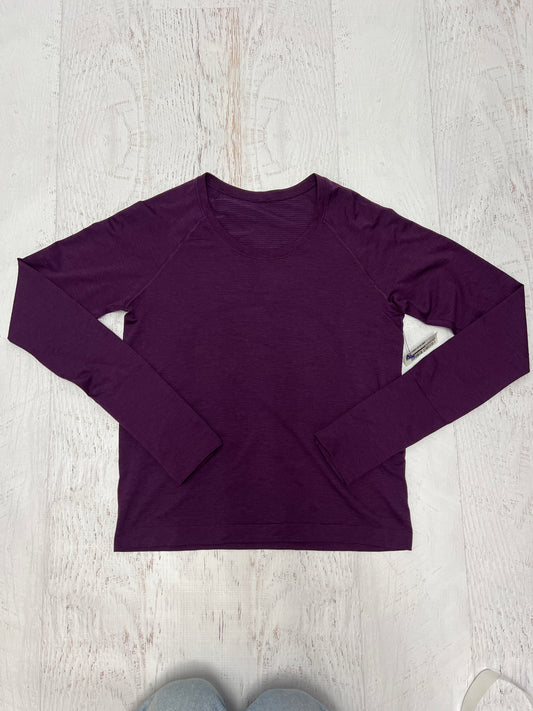 ATHLETIC TOP LS CREWNECK by LULULEMON In PURPLE, Size: 12