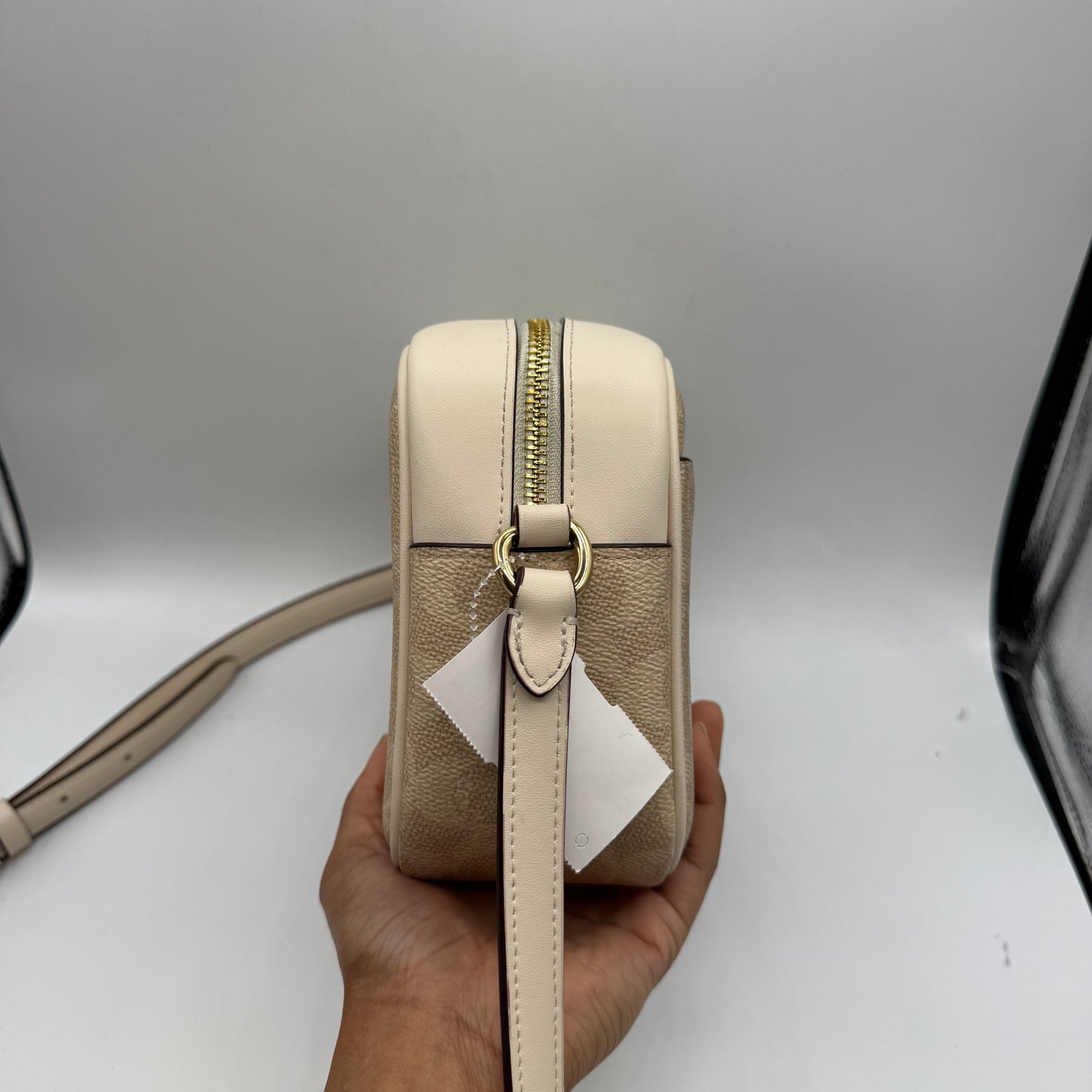 CROSSBODY DESIGNER by COACH In BEIGE, Size: MEDIUM