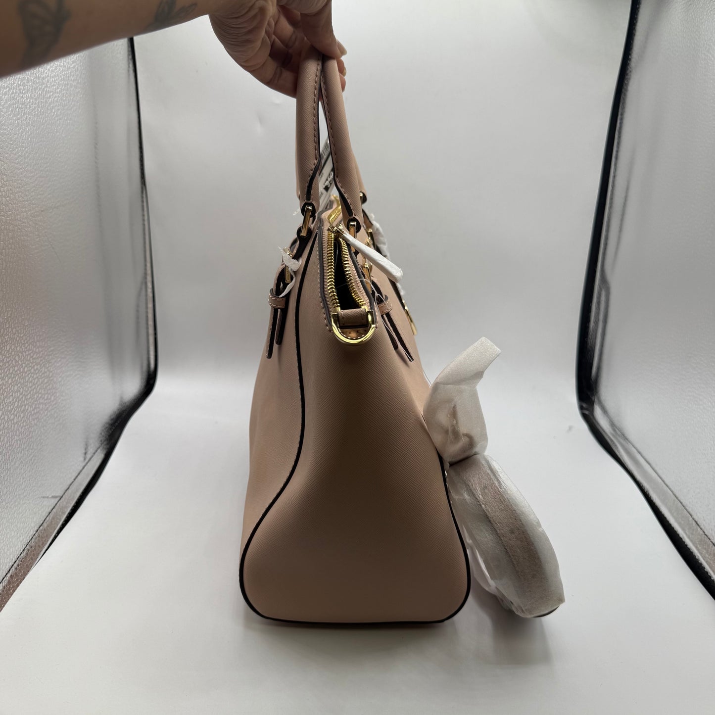 HANDBAG DESIGNER by MICHAEL KORS In PINK, Size: LARGE