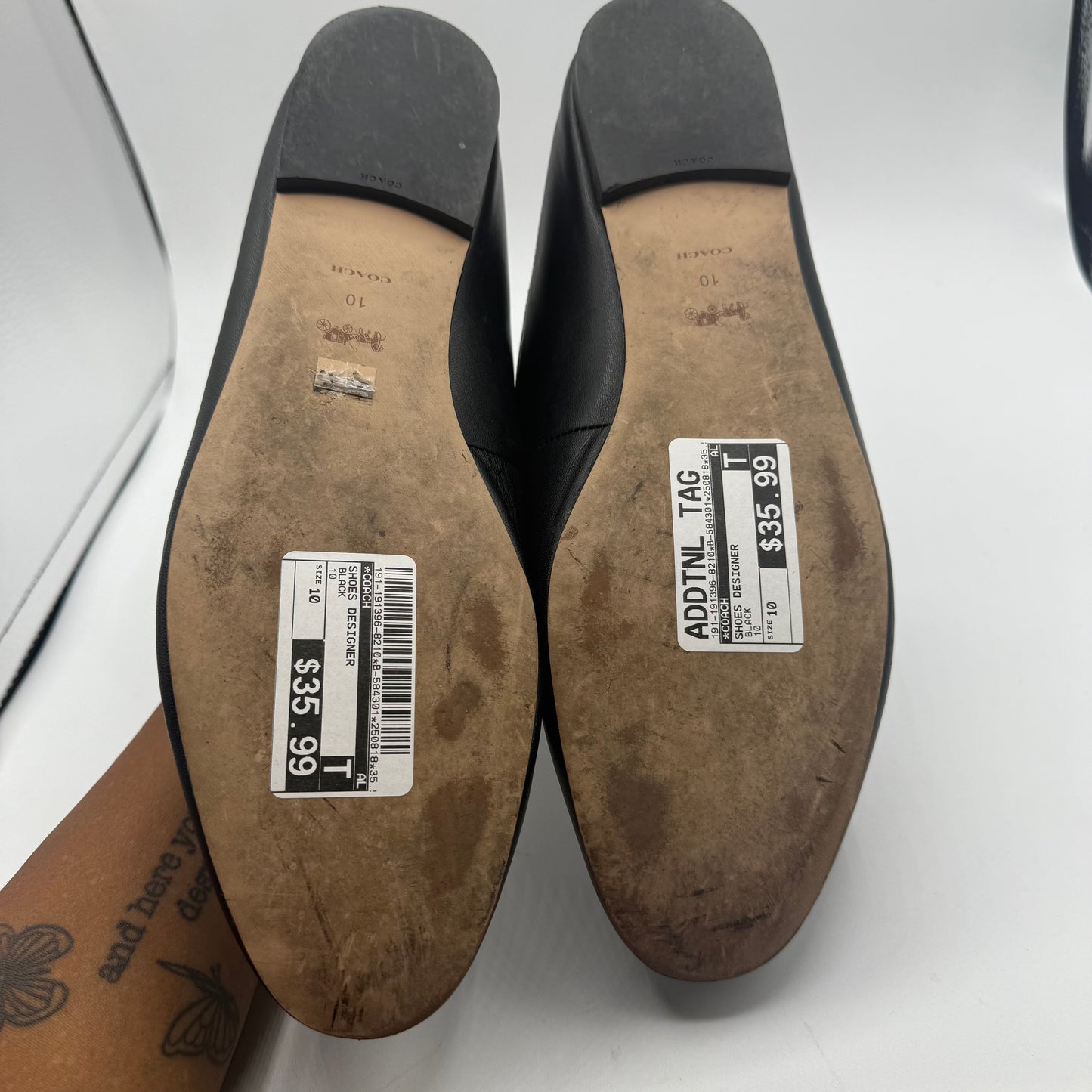 SHOES DESIGNER by COACH In BLACK, Size: 10