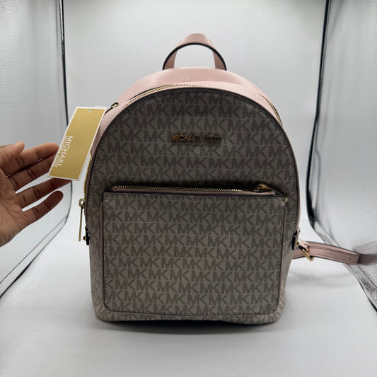 BACKPACK DESIGNER by MICHAEL KORS In GREY & PINK, Size: SMALL