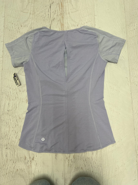 ATHLETIC TOP SS by LULULEMON In BLUE, Size: M