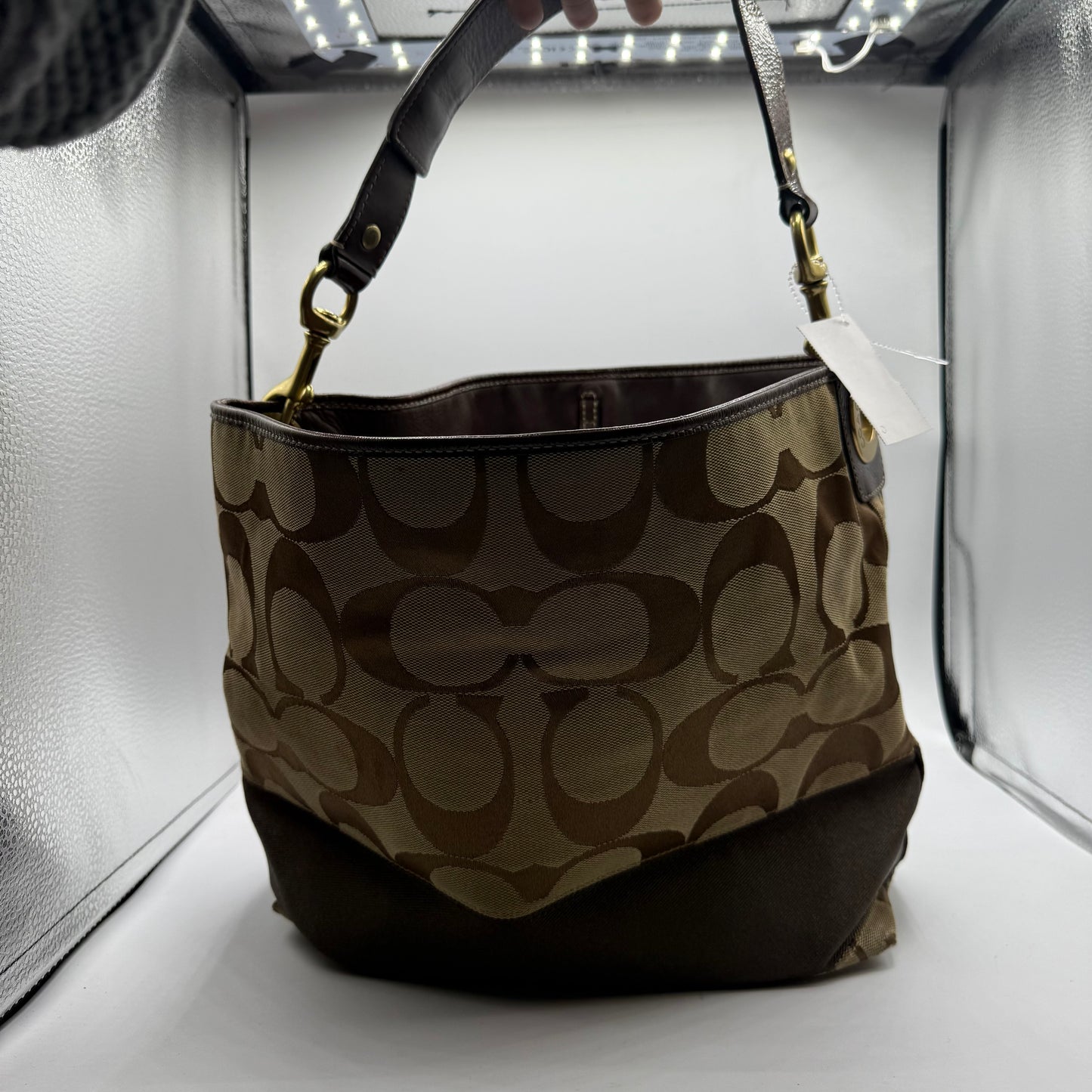 HANDBAG DESIGNER by COACH In BROWN, Size: LARGE