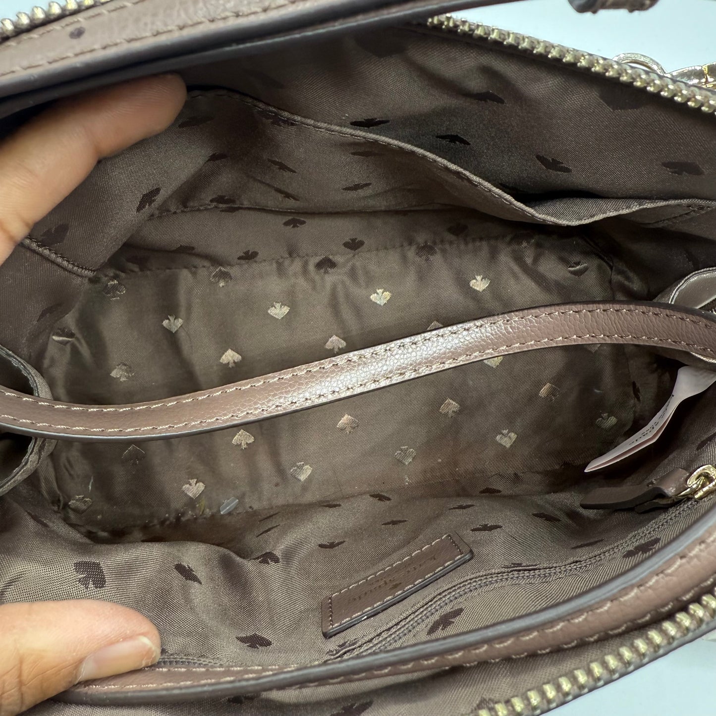 HANDBAG DESIGNER by KATE SPADE In BROWN, Size: MEDIUM