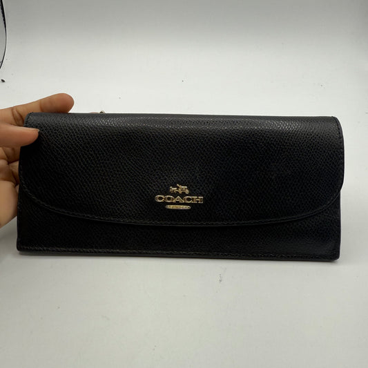 WALLET DESIGNER by COACH In BLACK, Size: LARGE