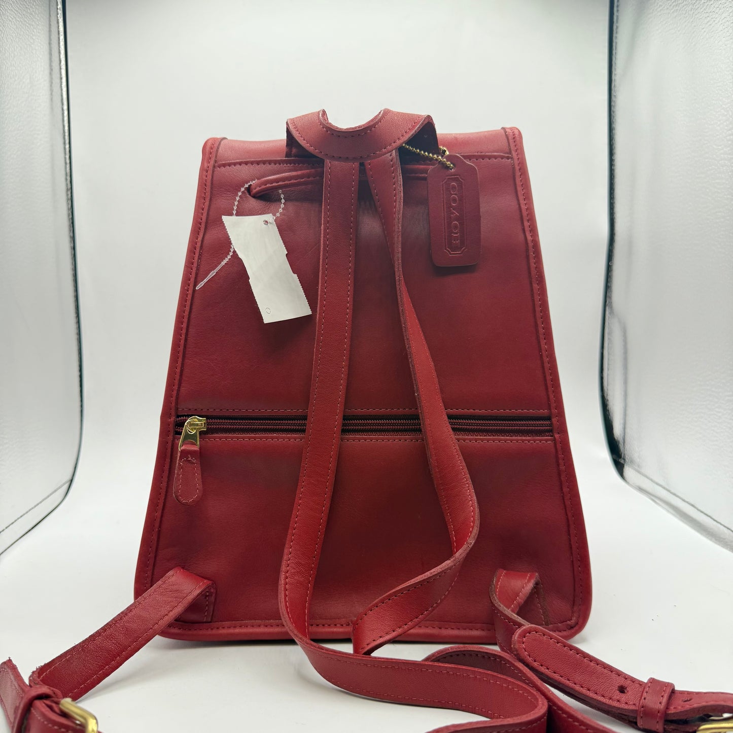 BACKPACK DESIGNER by COACH In RED, Size: MEDIUM