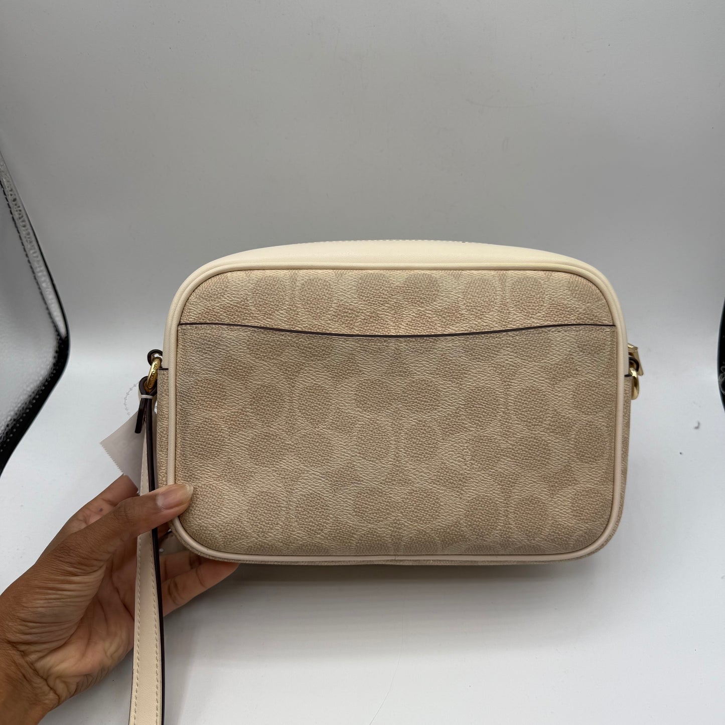 CROSSBODY DESIGNER by COACH In BEIGE, Size: MEDIUM