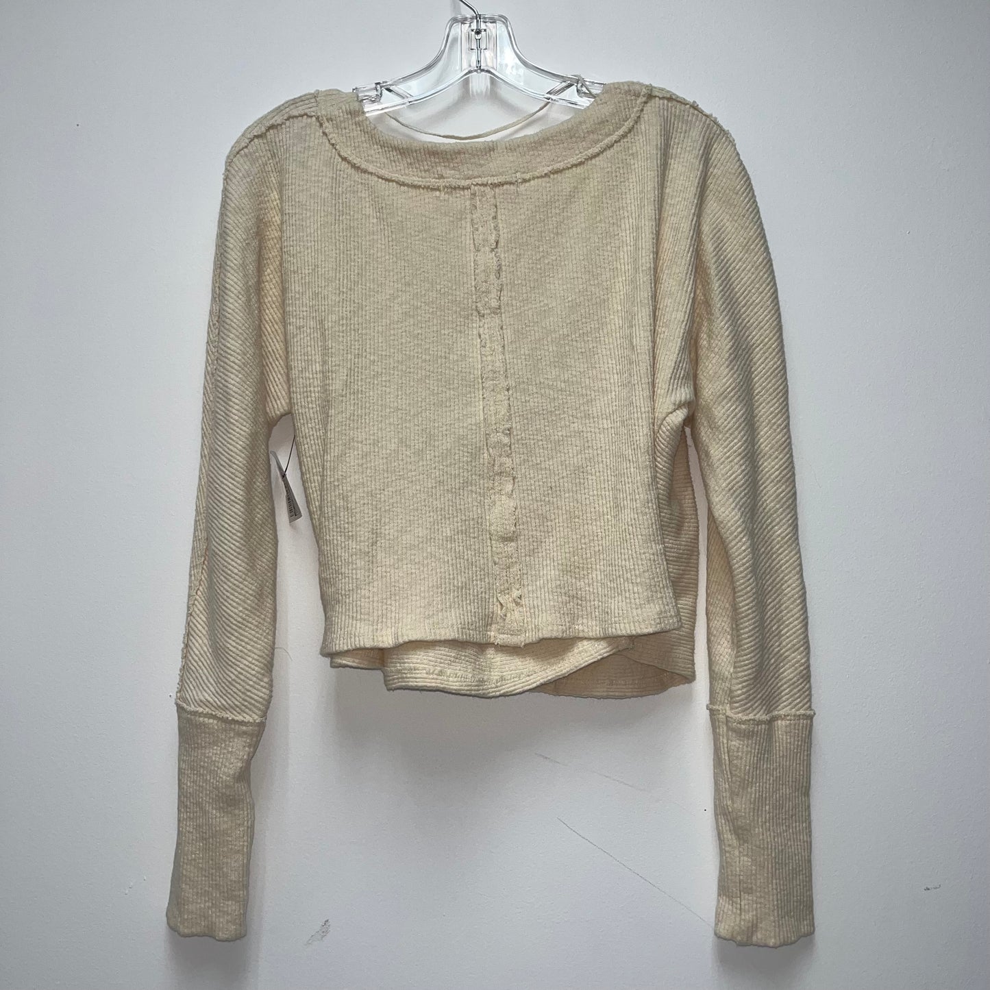 Sweater Cardigan By We The Free In Beige, Size: L