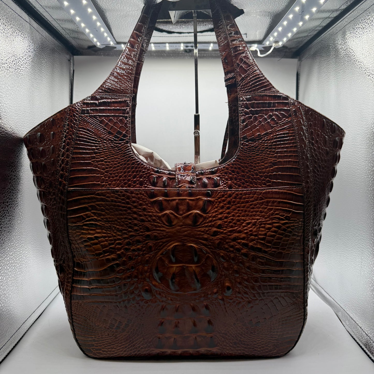 HANDBAG DESIGNER by BRAHMIN In BROWN, Size: LARGE