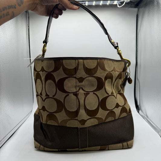HANDBAG DESIGNER by COACH In BROWN, Size: LARGE