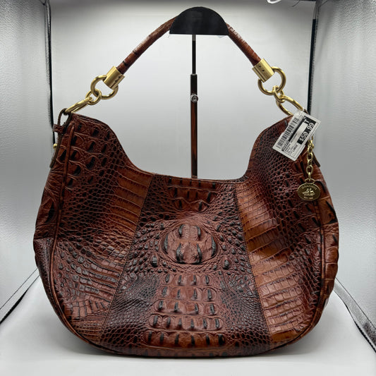 HANDBAG DESIGNER by BRAHMIN In BROWN, Size: LARGE *AS IS*