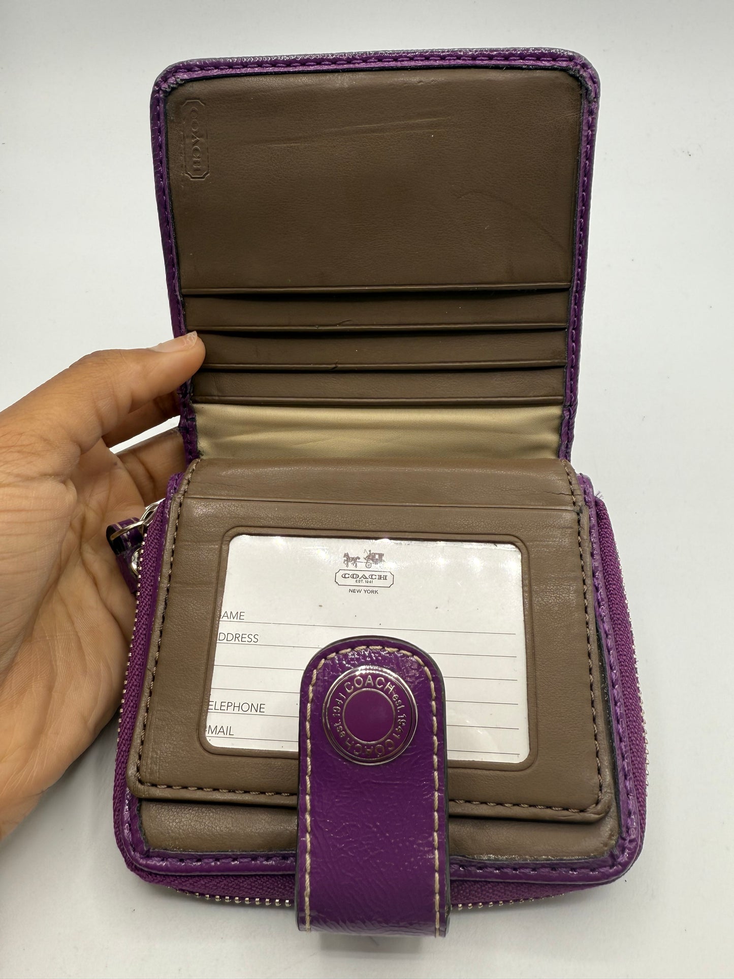 Coach Designer Wallet Small