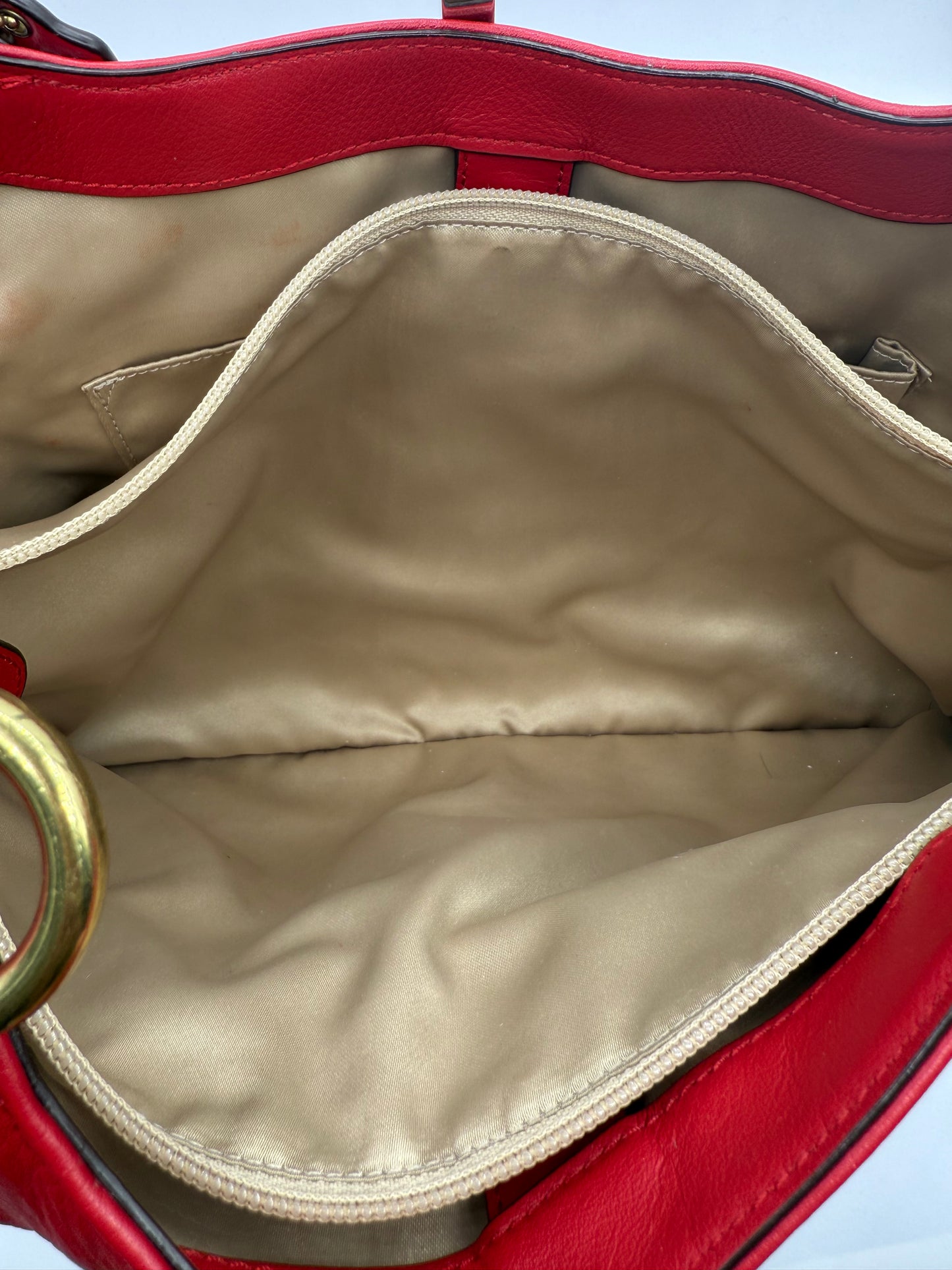 HANDBAG DESIGNER by COACH In RED, Size: MEDIUM