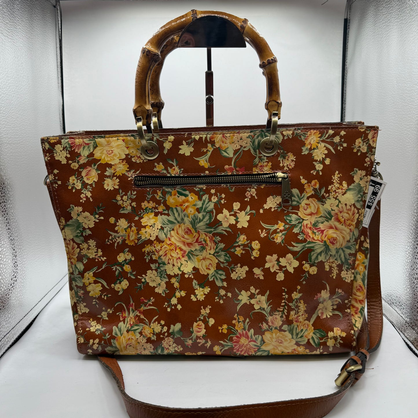 HANDBAG DESIGNER by PATRICIA NASH In FLORAL PRINT, Size: MEDIUM