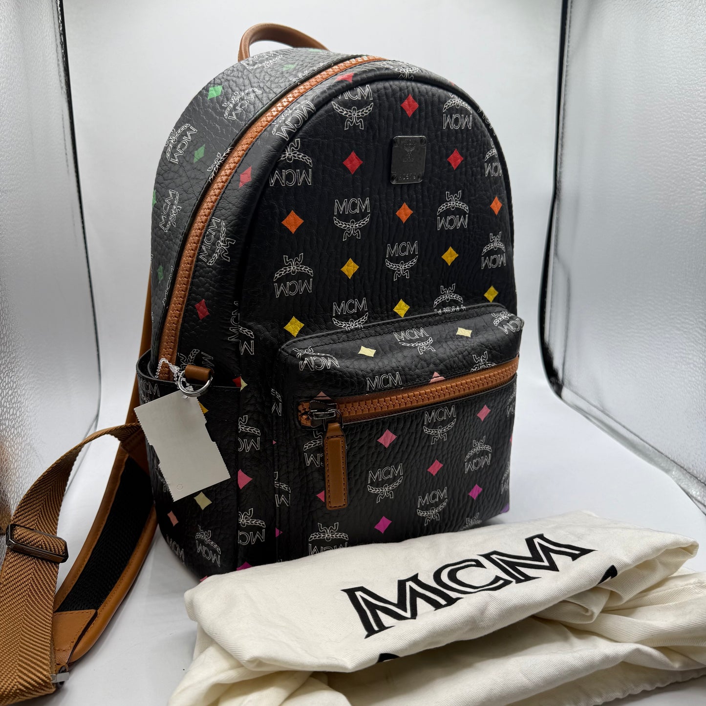 BACKPACK LUXURY DESIGNER by MCM In MULTI, Size: LARGE