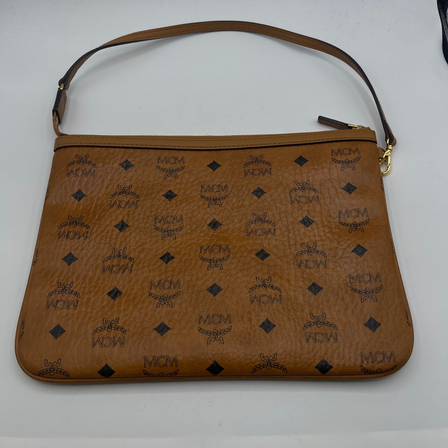 WRISTLET LUXURY DESIGNER by MCM In BROWN, Size: MEDIUM