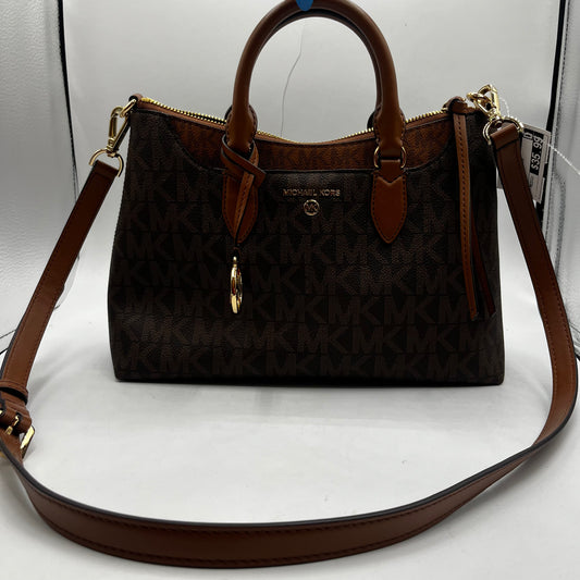 CROSSBODY DESIGNER by MICHAEL KORS In BROWN & TAN, Size: MEDIUM