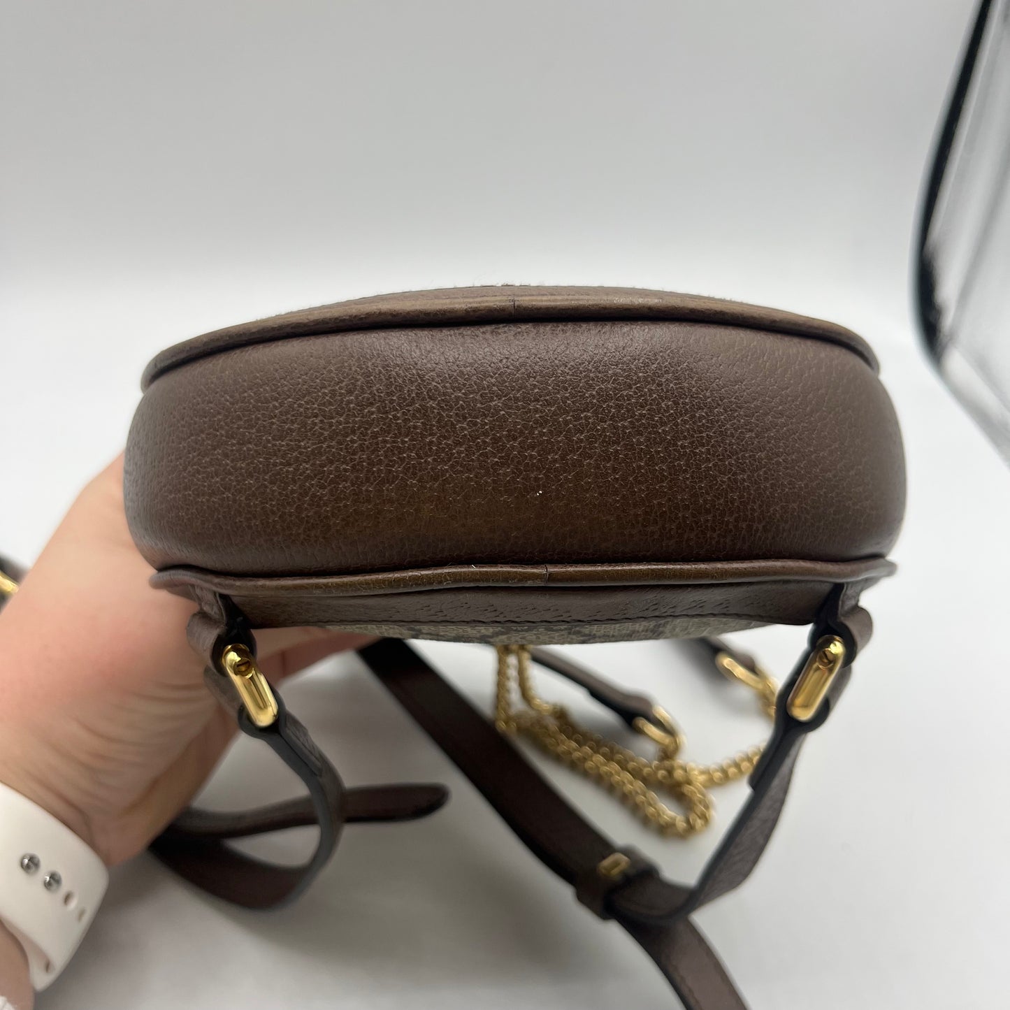 BACKPACK LUXURY DESIGNER by GUCCI In TAN, Size: SMALL