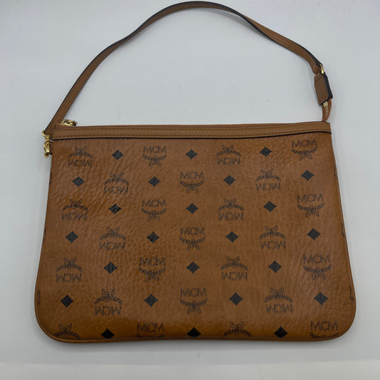 WRISTLET LUXURY DESIGNER by MCM In BROWN, Size: MEDIUM
