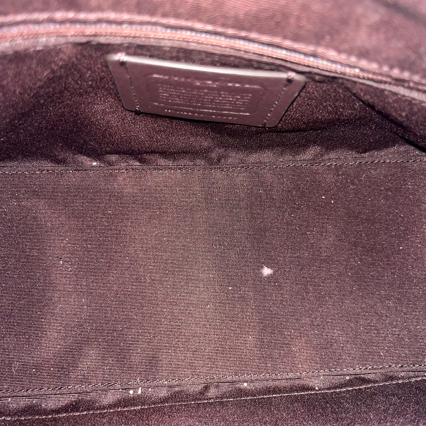 CROSSBODY DESIGNER by COACH In BROWN & PURPLE, Size: SMALL