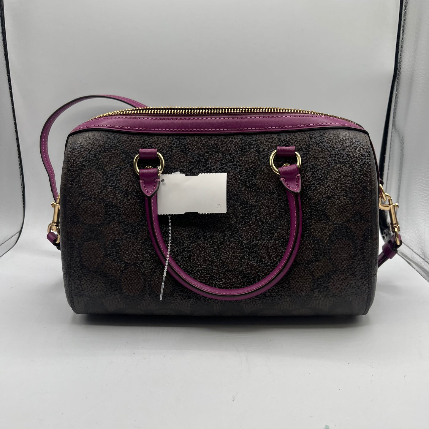 CROSSBODY DESIGNER by COACH In BROWN & PURPLE, Size: SMALL