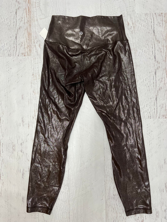 ATHLETIC LEGGINGS by LULULEMON In BROWN, Size: 10