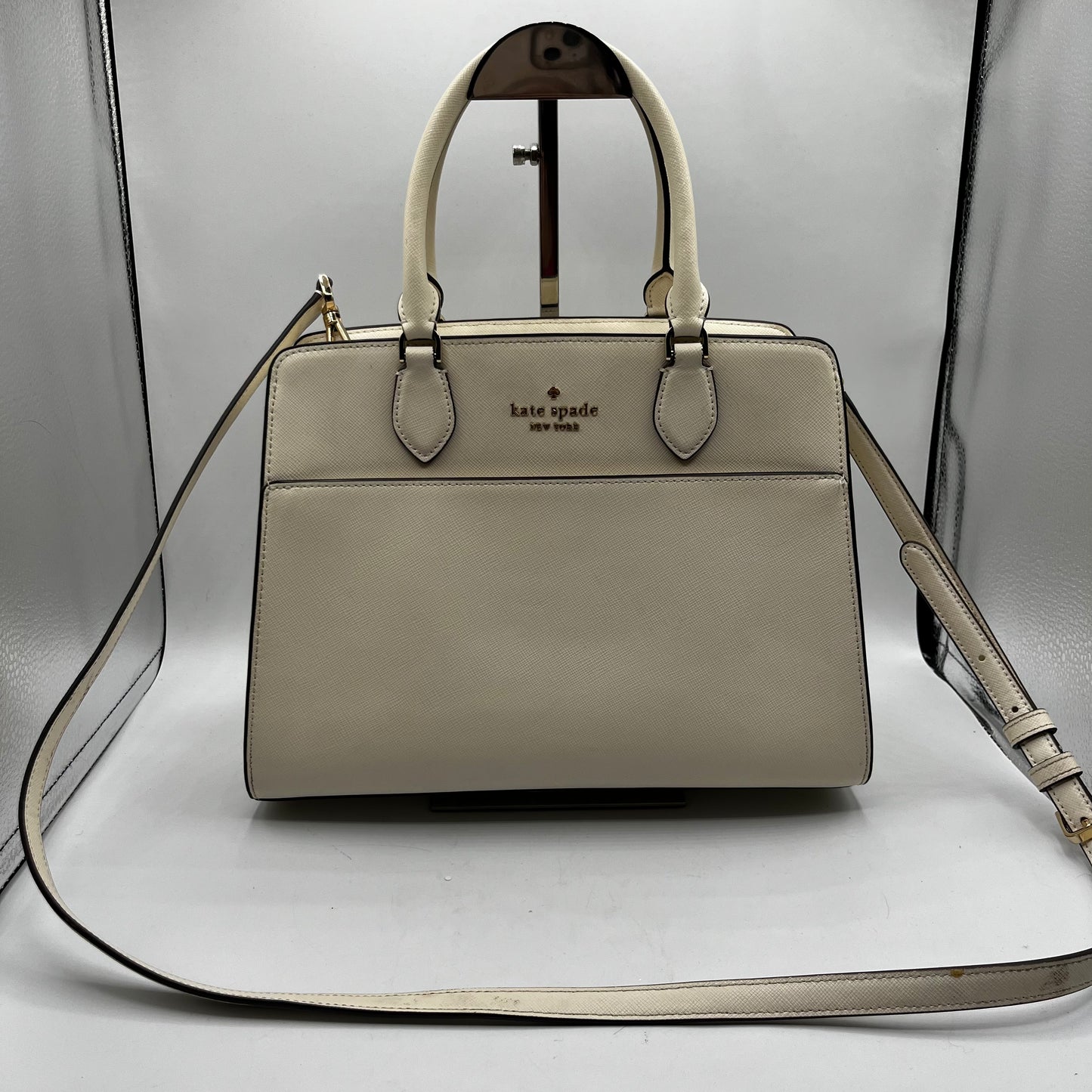 HANDBAG DESIGNER by KATE SPADE In WHITE, Size: MEDIUM