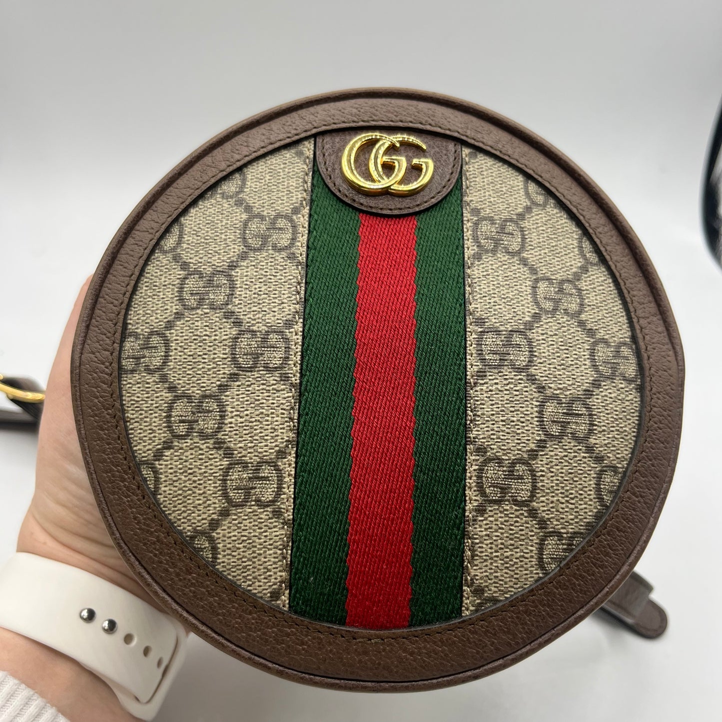 BACKPACK LUXURY DESIGNER by GUCCI In TAN, Size: SMALL