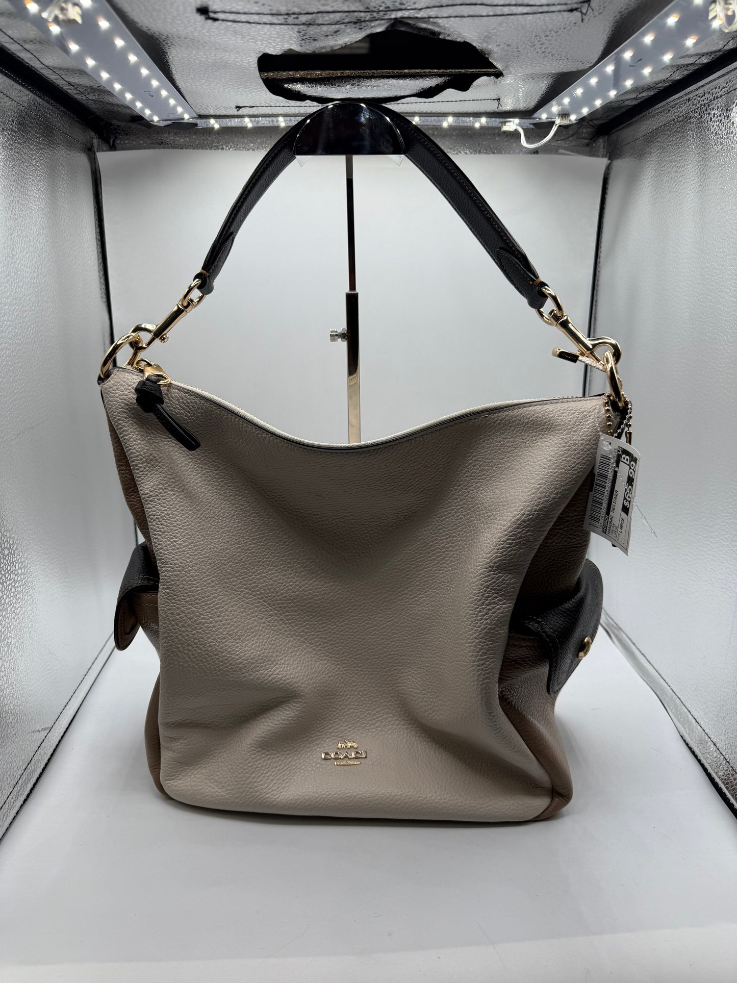 HANDBAG DESIGNER by COACH In CREAM, Size: LARGE