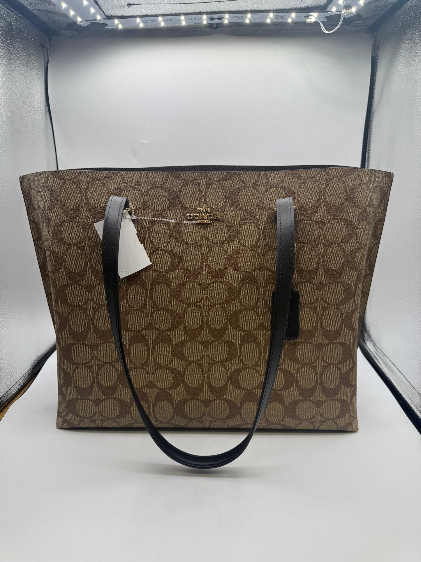 HANDBAG DESIGNER by COACH In BROWN, Size: LARGE