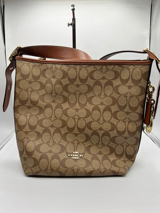 CROSSBODY DESIGNER by COACH In BROWN, Size: LARGE