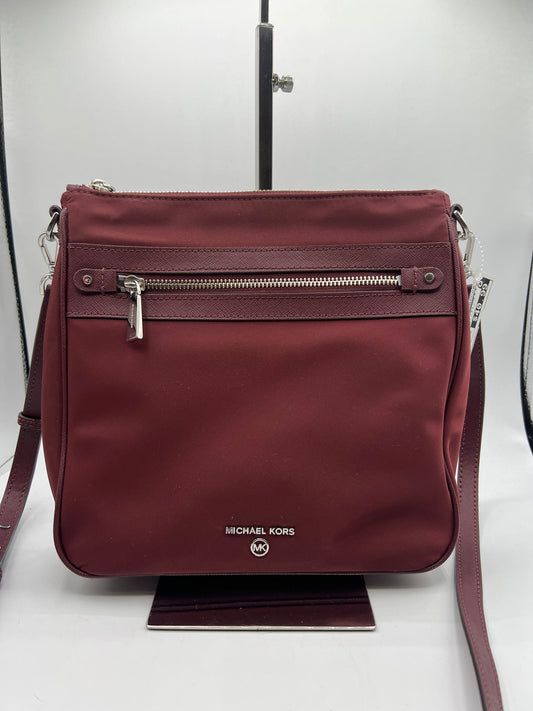 CROSSBODY DESIGNER by MICHAEL KORS In MAROON, Size: MEDIUM